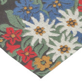 Edelweiss Schweizer alpine Blume Kurzer Tischläufer (Ecke)