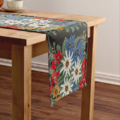 Edelweiss Schweizer alpine Blume Kurzer Tischläufer (Beispiel)