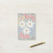 Edelweiss Schweizer alpine Blume Post-it Klebezettel (Auf Schreibtisch)