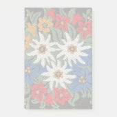 Edelweiss Schweizer alpine Blume Post-it Klebezettel (Vorderseite)