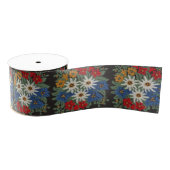 Edelweiss Schweizer alpine Blume Ripsband (Spule)