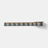 Edelweiss Schweizer alpine Blume Satinband (Vorderseite)