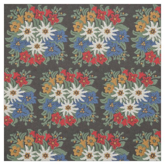 Edelweiss Schweizer alpine Blume Stoff (Muster)