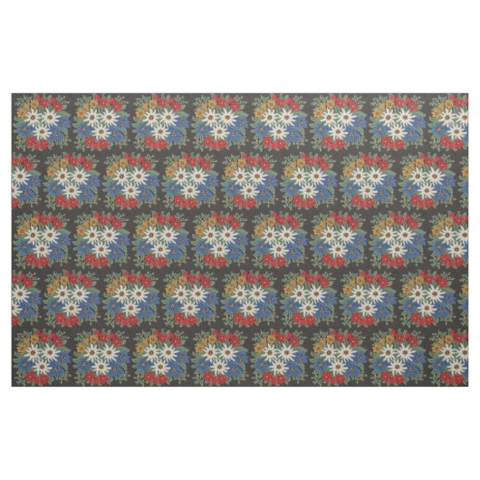 Edelweiss Schweizer alpine Blume Stoff (Fat Quarter (45,7 x 55,9 cm))