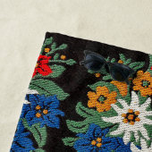 Edelweiss Schweizer alpine Blume Strandtuch (Beispiel)