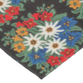 Edelweiss Schweizer alpine Blume Tischdecke (Schrägansicht)