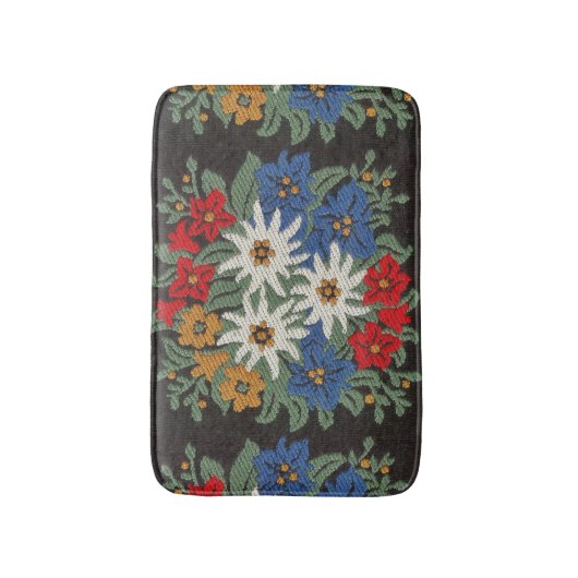 Edelweiss Schweizer Blume Badematte (Vorderseite Vertikal)