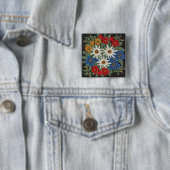 Edelweiss Schweizer Blume Button (Beispiel)