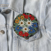 Edelweiss Schweizer Blume Button (Beispiel)
