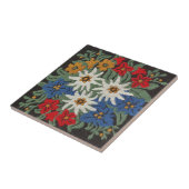 Edelweiss Schweizer Blume Fliese (Seite)