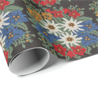 Edelweiss Schweizer Blume Geschenkpapier