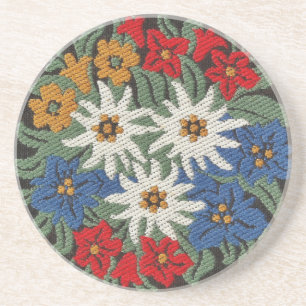 Edelweiss Schweizer Blume Getränkeuntersetzer