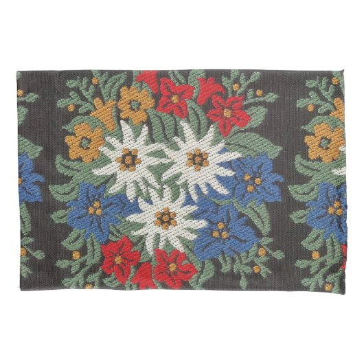 Edelweiss Schweizer Blume Kissenbezug (Vorderseite)