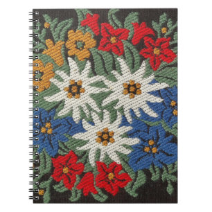 Edelweiss Schweizer Blume Notizblock