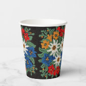 Edelweiss Schweizer Blume Pappbecher (Rückseite)