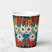 Edelweiss Schweizer Blume Pappbecher (Rechts)