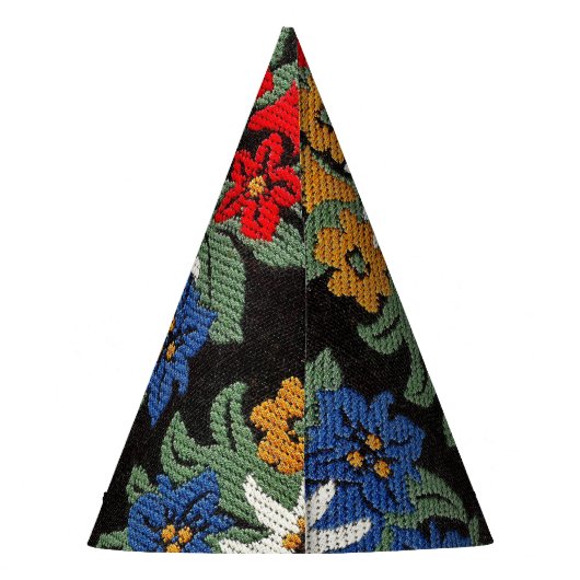 Edelweiss Schweizer Blume Partyhütchen (Rückseite)
