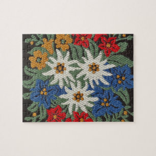 Edelweiss Schweizer Blume Puzzle