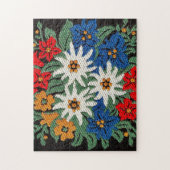 Edelweiss Schweizer Blume Puzzle (Vertikal)