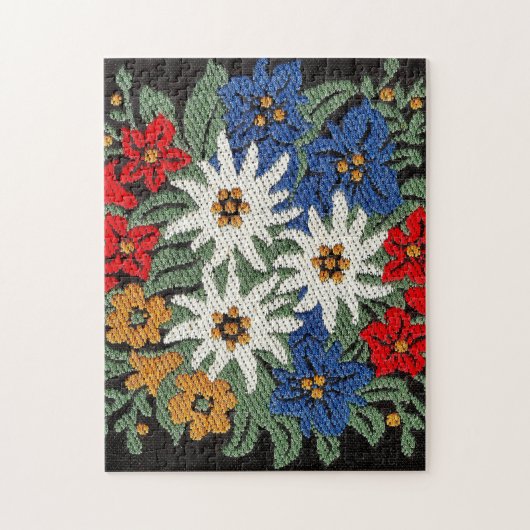 Edelweiss Schweizer Blume Puzzle (Vertikal)