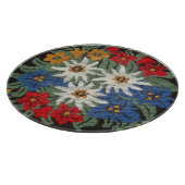 Edelweiss Schweizer Blume Schneidebrett (Ecke)