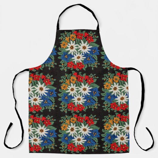 Edelweiss Schweizer Blume Schürze (Vorderseite)