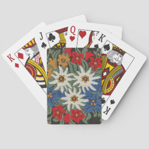 Edelweiss Schweizer Blume Spielkarten