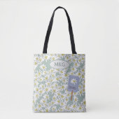 Edelweiss Sound of Music Elegant HandIllustriert Tasche (Vorderseite)
