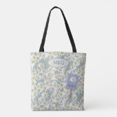 Edelweiss Sound of Music Elegant HandIllustriert Tasche (Rückseite)