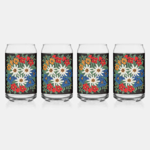 Edelweiss Swiss Alpine Flower Dosenglas