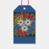 Edelweiss Swiss Alpine Flower Geschenkanhänger (Rückseite)