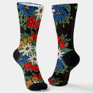 Edelweiss Swiss Alpine Flower Socken
