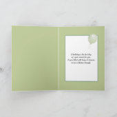 Edelweiss Swiss Alps Window Geburtstag Karte (Innenseite)