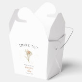 Edelweiss Watercolor-Blume Geschenkschachtel (Geöffnet)