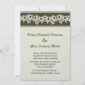Edelweiss Wedding Einladung (Vorderseite)