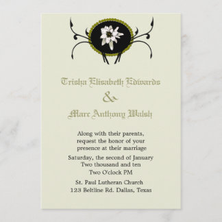 Edelweiss Wedding Einladung
