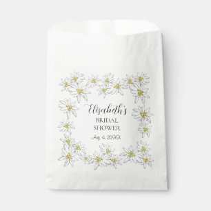 Edelweiss-Wildblume-Cotattcore-Brautparty Geschenktütchen