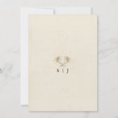 Edelweiss-Wildblume Save the Date Einladung (Rückseite)