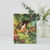 Eden Adam im Garten Postkarte (Stehend Vorderseite)