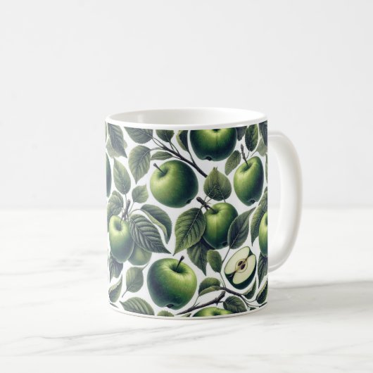Eden Äpfel Kaffeetasse (VorderseiteRechts)