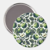 Eden Äpfel Magnet (Vorderseite/Rückseite)