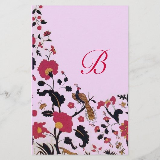 EDEN,BLUME UND VÖGELN BRIEFPAPIER (Rückseite)