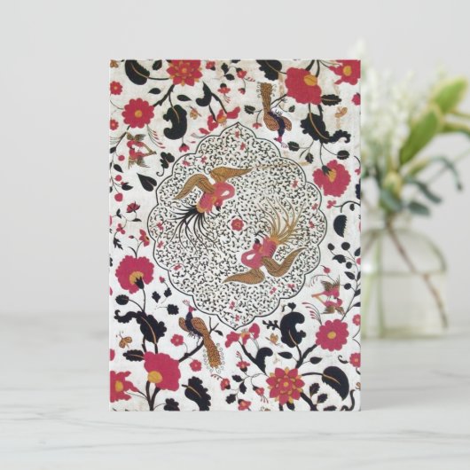 EDEN, BLUME und VRREN Schwarz-weiße Rote Blüten Ankündigung (Stehend Vorderseite)