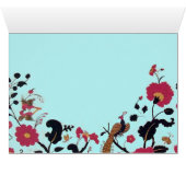 EDEN ,ELEGANT BLAUE SCHWARZ-WEISSE BLUME ,VRREN (Innenansicht Horizontal (Unten))