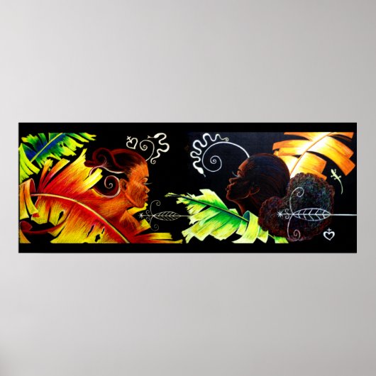 Eden: Feuer und Bliss - Print II Pastel Poster (Vorne)