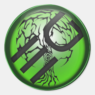Eden Grounds Logo-Aufkleber Runder Aufkleber