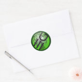 Eden Grounds Logo-Aufkleber Runder Aufkleber (Umschlag)