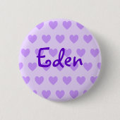 Eden in Lila Button (Vorderseite)