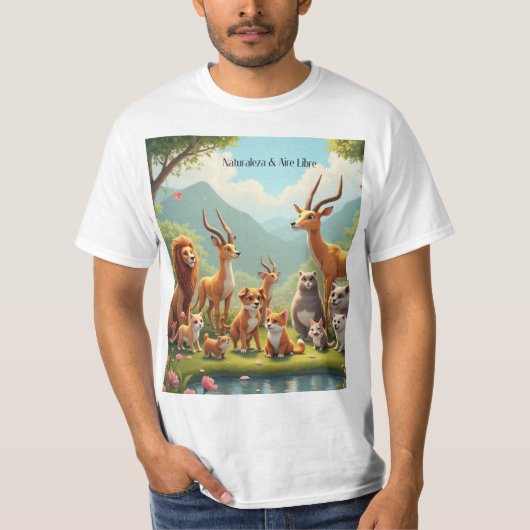 Éden Natural: Colección de Escapes Silvestres en 4 T-Shirt (Vorderseite)