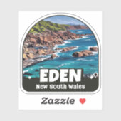 Eden, NSW Australia Aufkleber (Blatt)